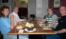 (l-r) Renate, JohnP, Bronagh & Ray Massey at the Vic's Tuesday night 928 meeting. Photo by Mike.